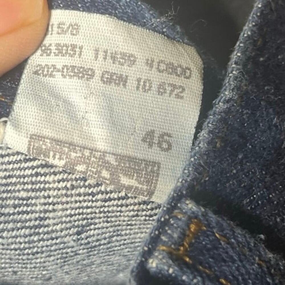Vintage Lee Riders Jeans Mens 31x32 Blue Denim Made in USA Union Garment Workers - Picture 7 of 9